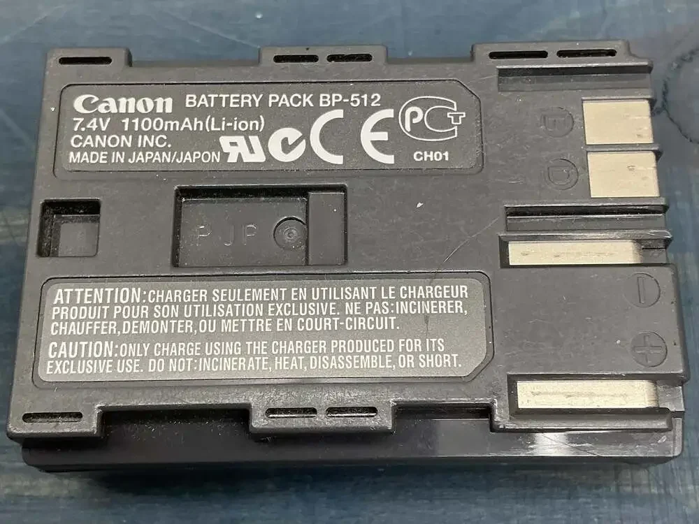 Canon BP-512 Li-ion Battery Pack